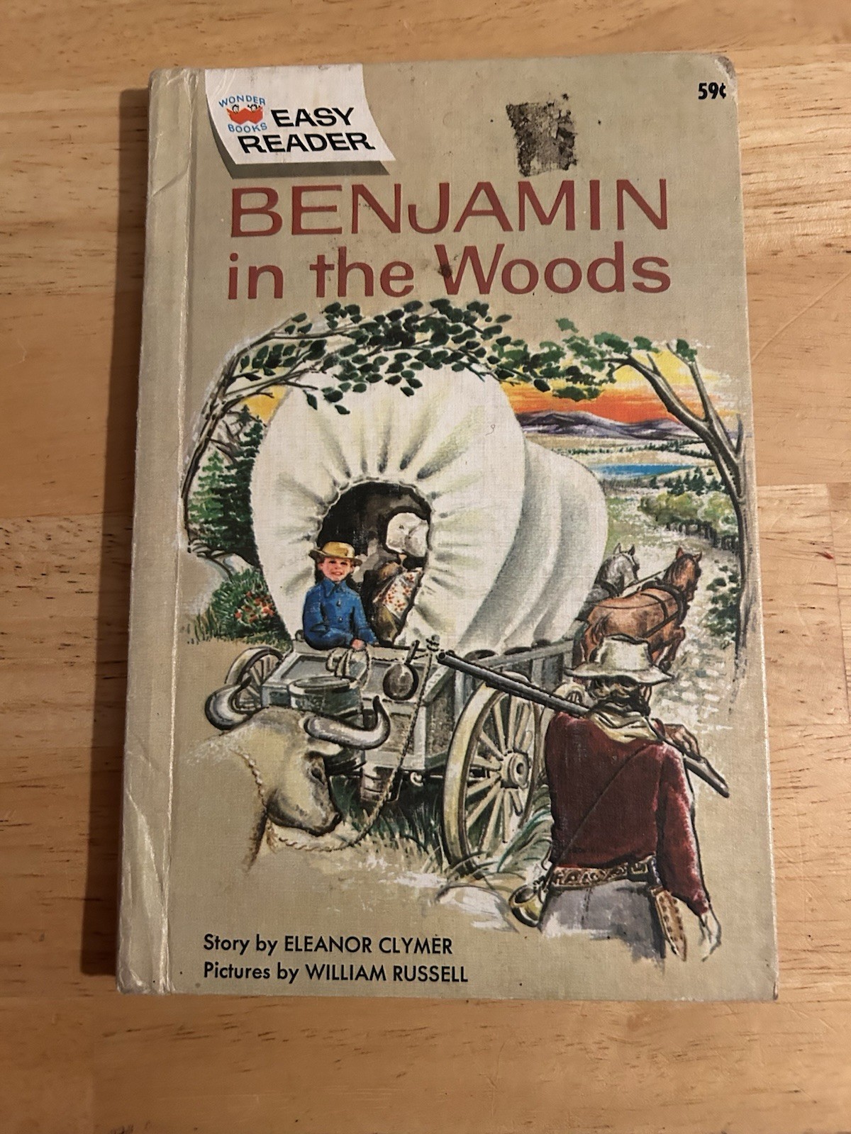 Wonder Books Easy Reader – Benjamin in the Woods by Eleanor Clymer – HC 1962 M16
