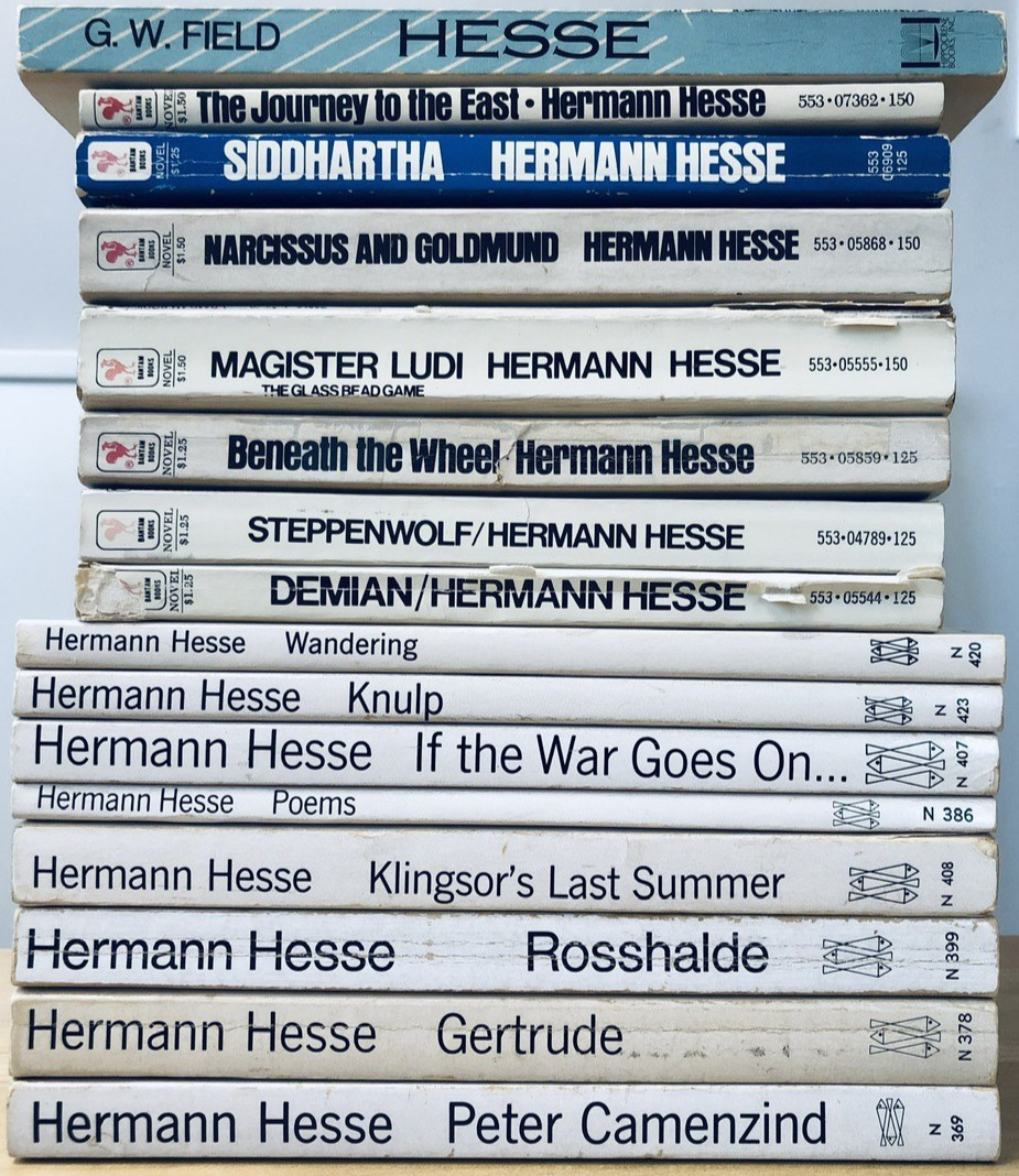 15 Works of Hermann Hesse, Hesse’s biography & survey of writings by G. W. Field
