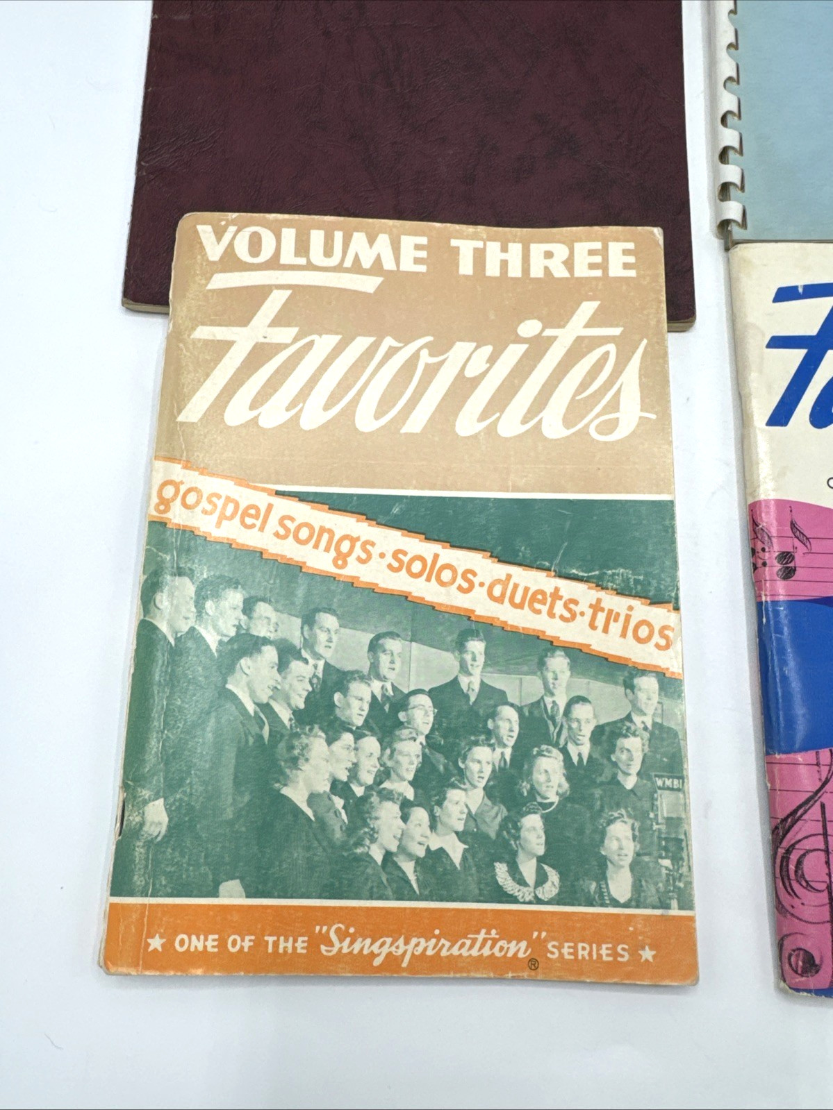 Lot of 4 Gospel Music Books Favorites Number 6 & Vol Three Special Songs Sacred