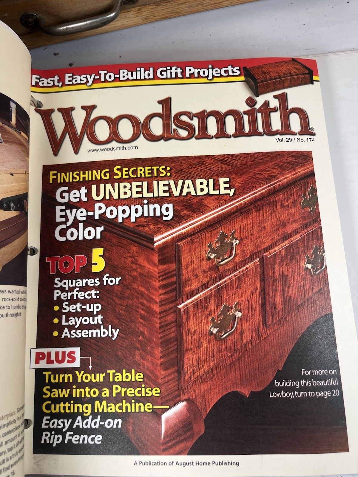Woodsmith Magazine Lot of 16 Vol 28-30 Issues #163-176 Woodworking