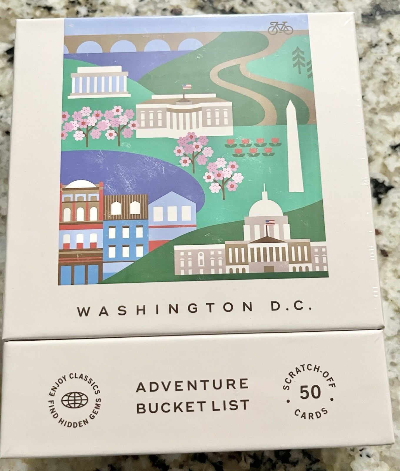 Adventure Bucket List: Washington D.C., 50 Scratch-Off Activity Cards, RIO, NEW