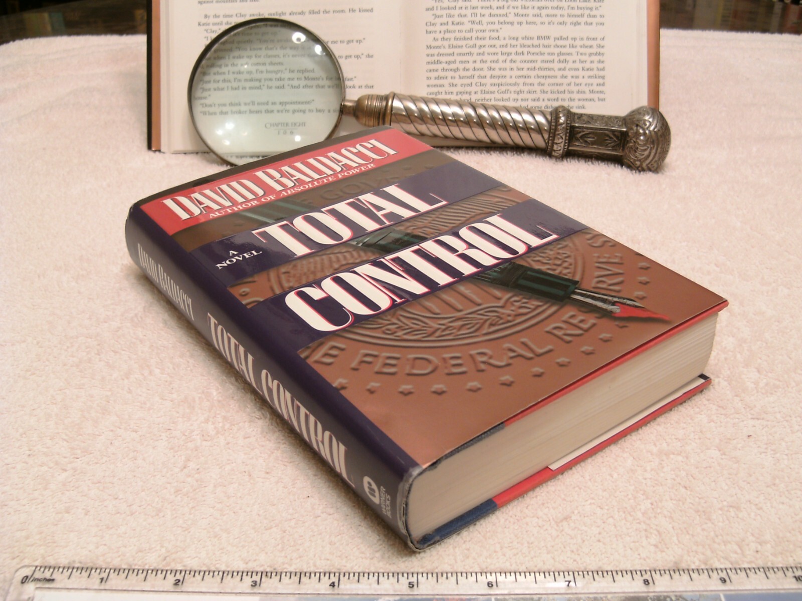 David Baldacci *TOTAL CONTROL* Signed HC/DJ 1st Edition-1st Printing