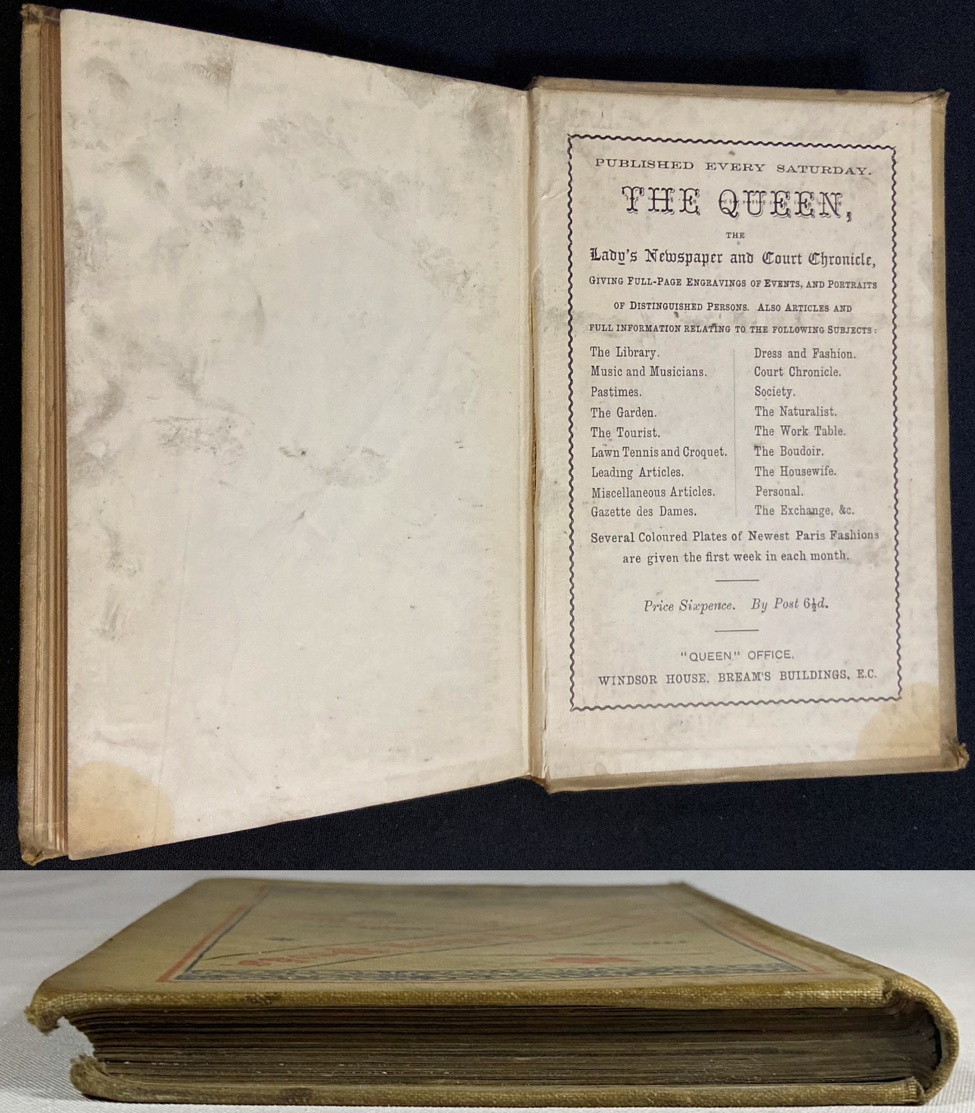 1904 THE QUEEN COOKERY BOOKS: HOUSEHOLD HINTS Antique HOUSEKEEPING Home Recipes