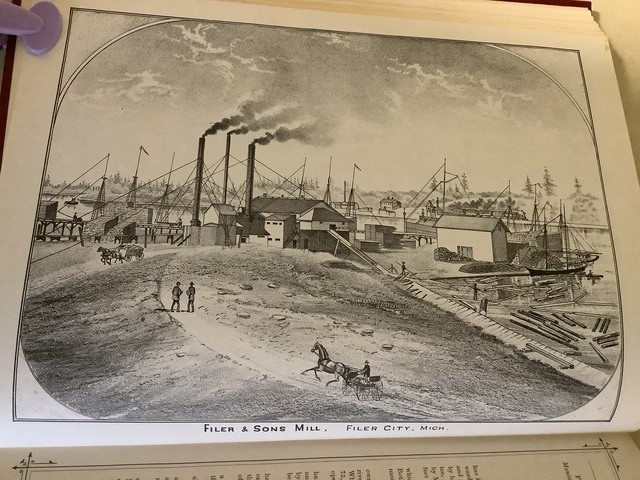 Michigan History Manistee County Mason Oceana 1882 Biographies Illustrations