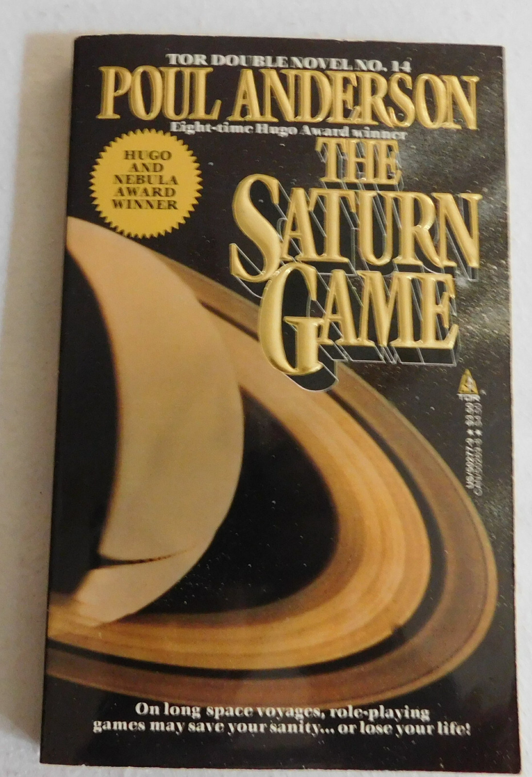 The SATURN GAME by Poul Anderson & ICEBORN by Gregory Benford TOR Double Novel