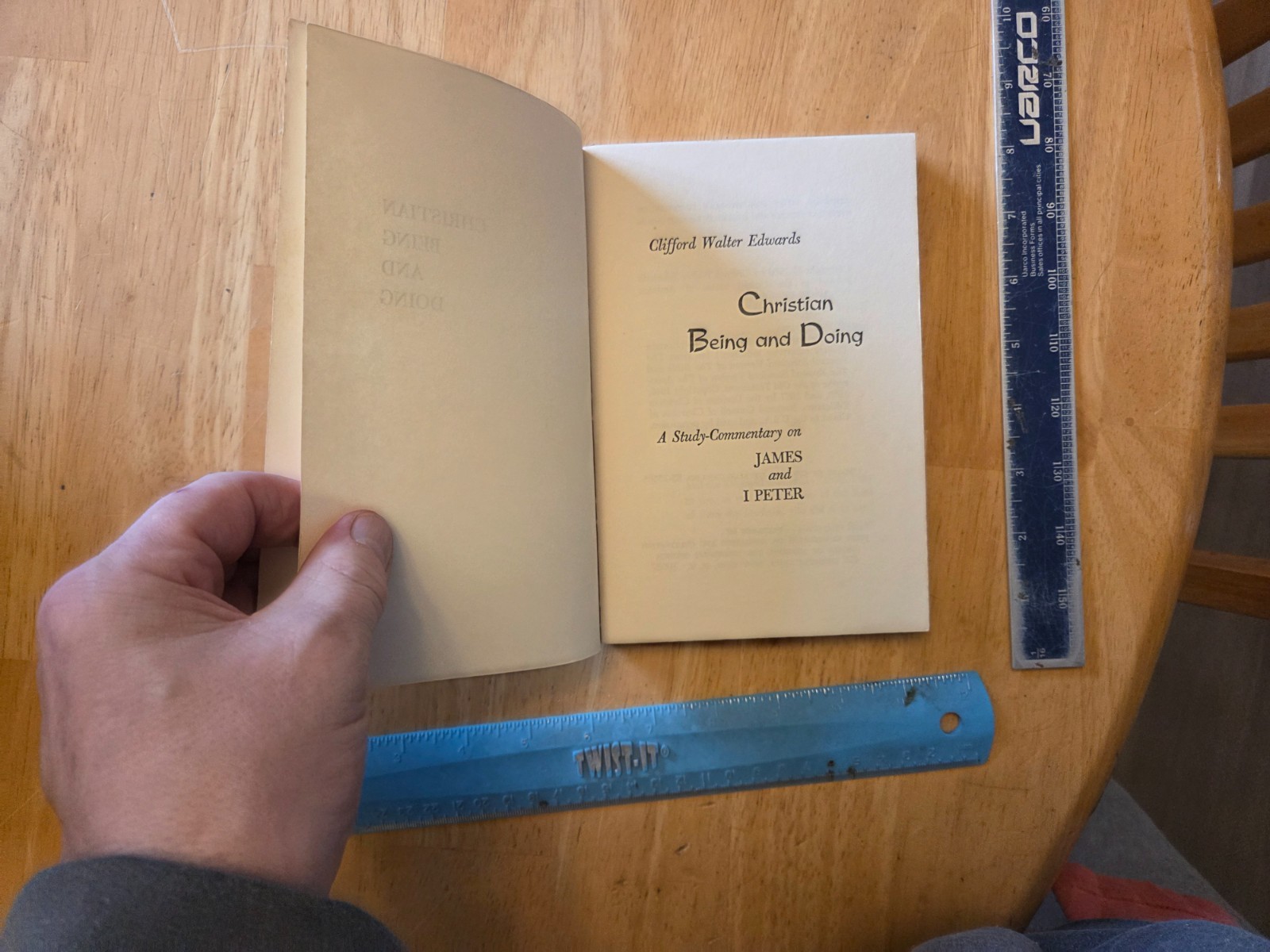 Christian Being and Doing – Study Commentary on James and Peter I Cliff Edwards