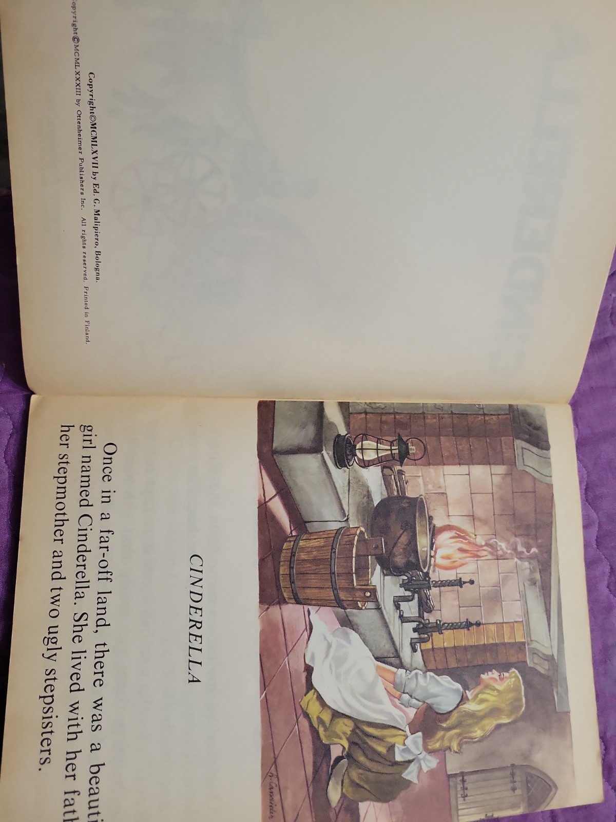 Cinderella ~ Charles Perrault ~ 1967 Giant Fairy Story SC (English)