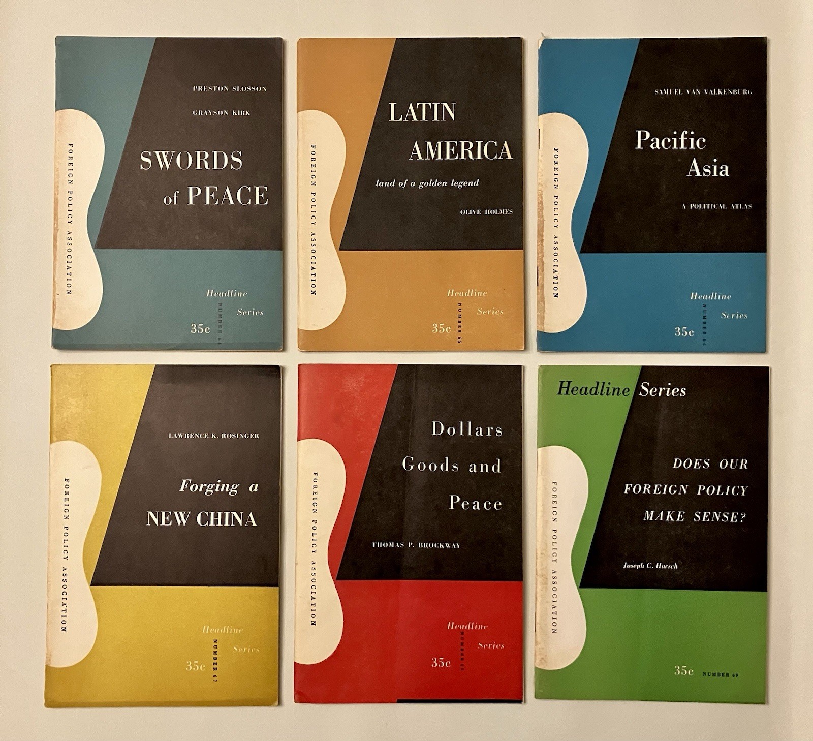 Previously unknown Alvin Lustig cover design, 19 issues, MCM Foreign Policy 1947