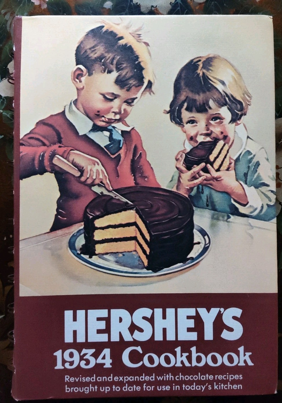 Vintage 1971 Hershey’s 1934 Cookbook Revised & Expanded Spiral Hardcover – EX!
