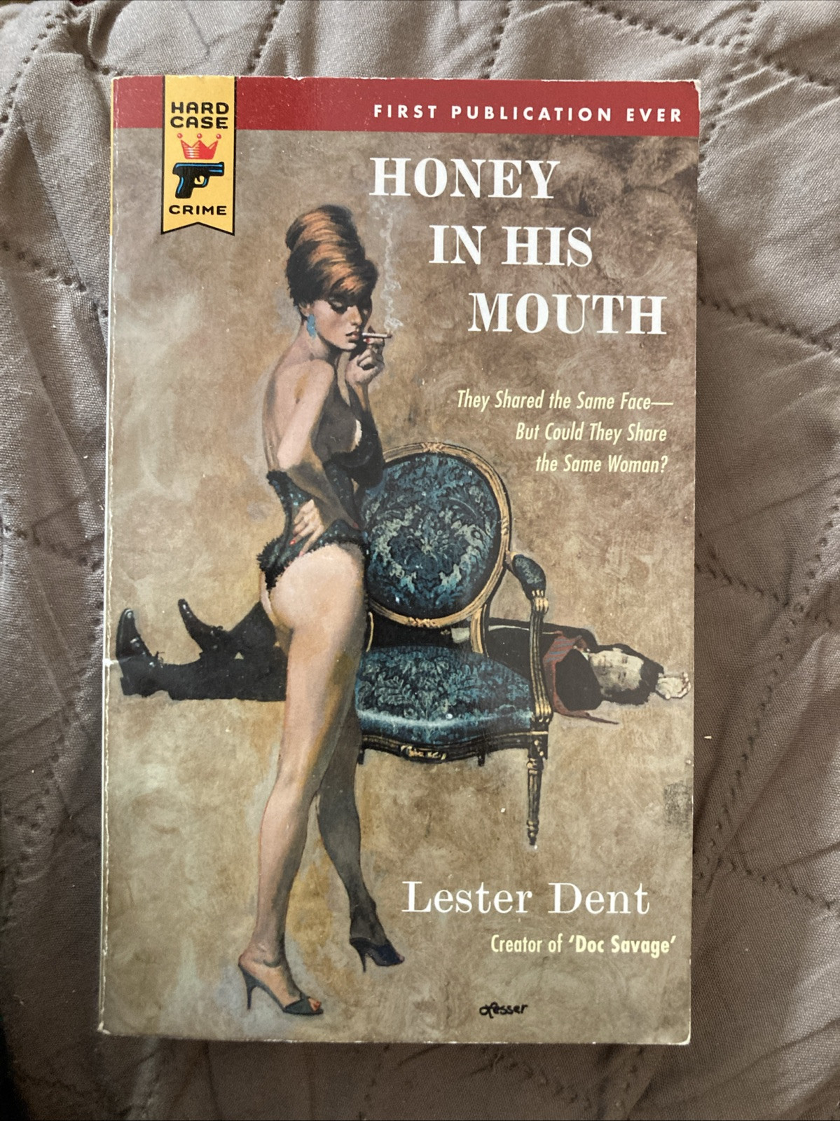 Crime gga Vintage Pb, Honey In His Mouth by Dent, Hard Case 060, 2009, SVG