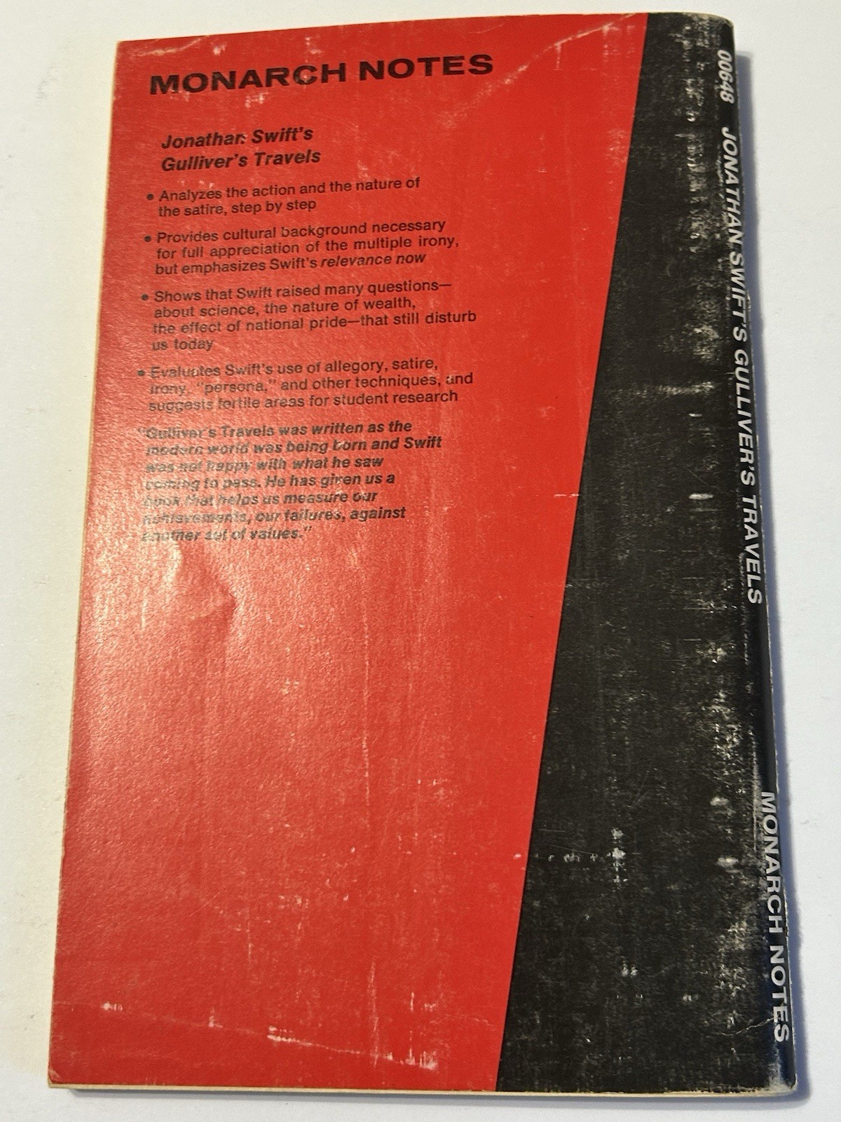 Monarch Notes & Critical Study Guide: Jonathan Swift’s Gulliver’s Travels 1964