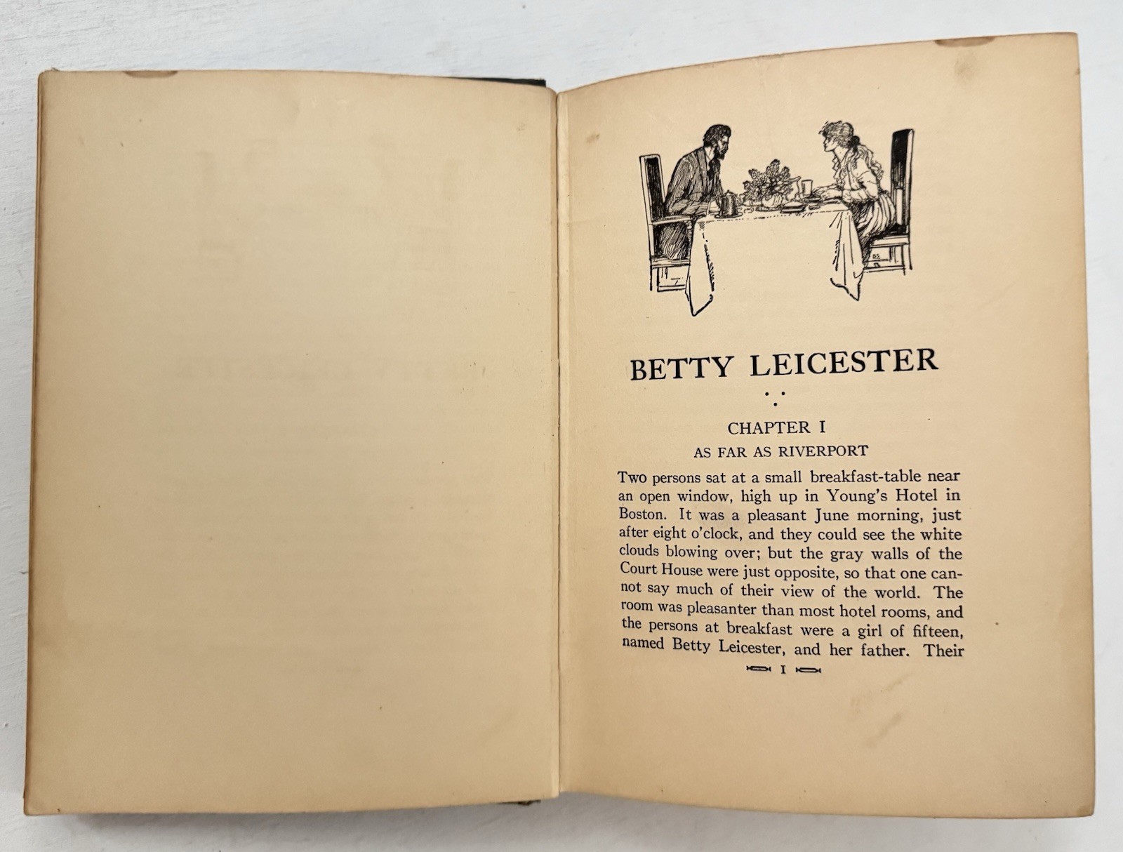 Betty Leicester A Story For Girls Sarah Orne Jewett 1929 Distressed Hardcover