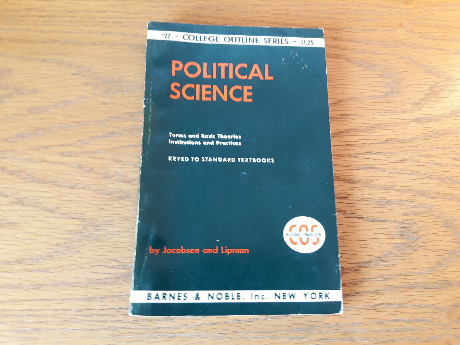 Political Science G A Jacobsen 1955 Paperback Barnes & Noble