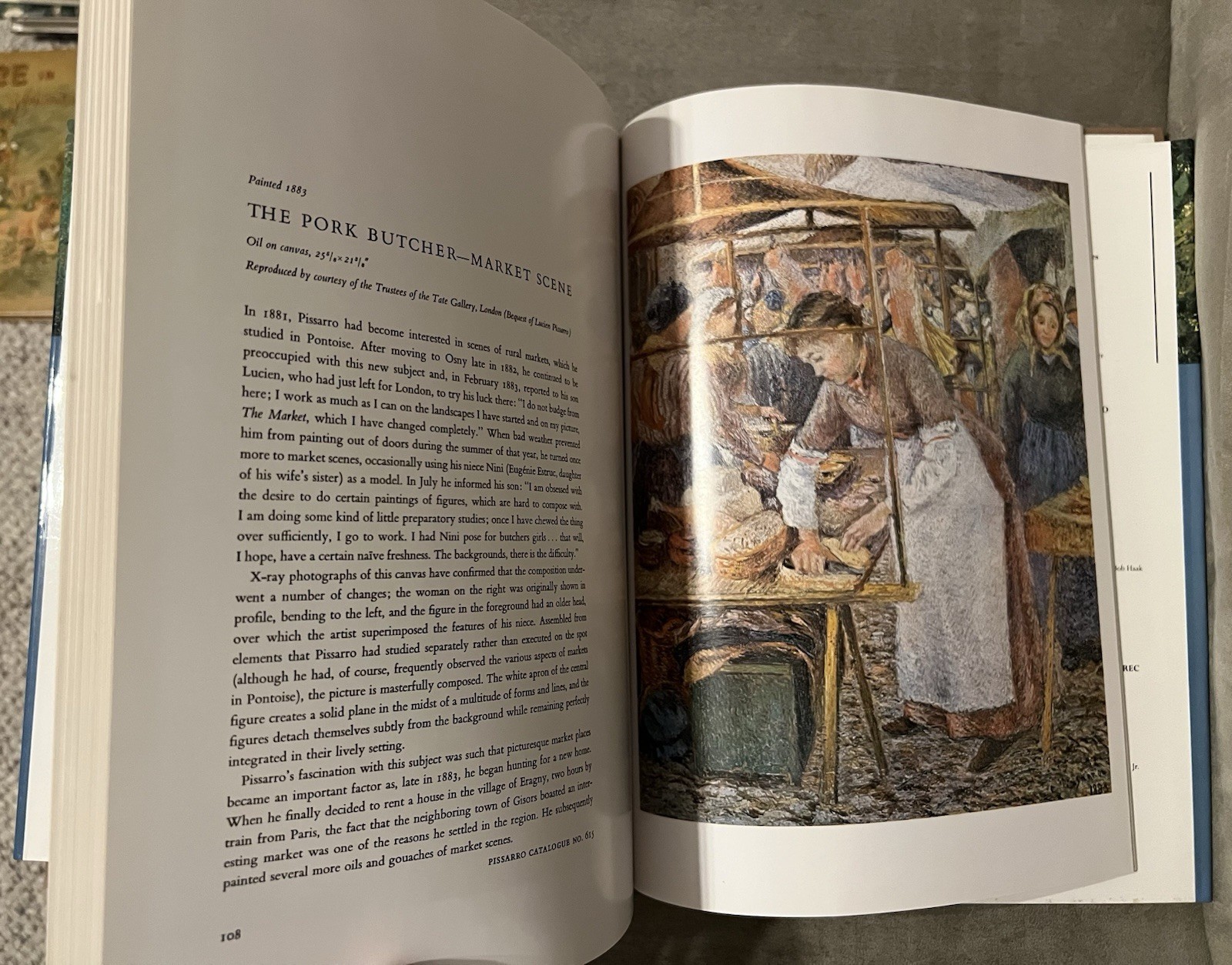 John Rewald Pissarro Art Book 1989 HCDJ Harry N Abrams Illustr Master of Art