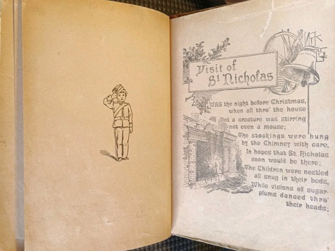 SANTA CLAUS BOOK, Graham & Matlack Children’s Stories, Mostly Animal, Ca 1900