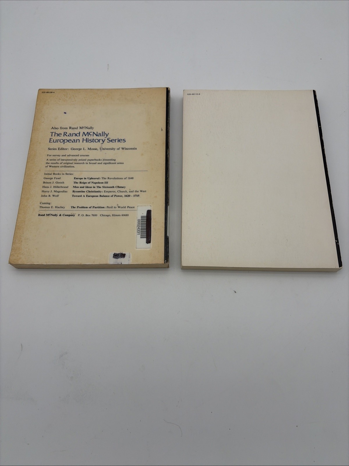 THE RENAISSANCE AND REFORMATION MOVEMENTS, VOL. 1 & 2 By Lewis W. Spitz 1972 PB