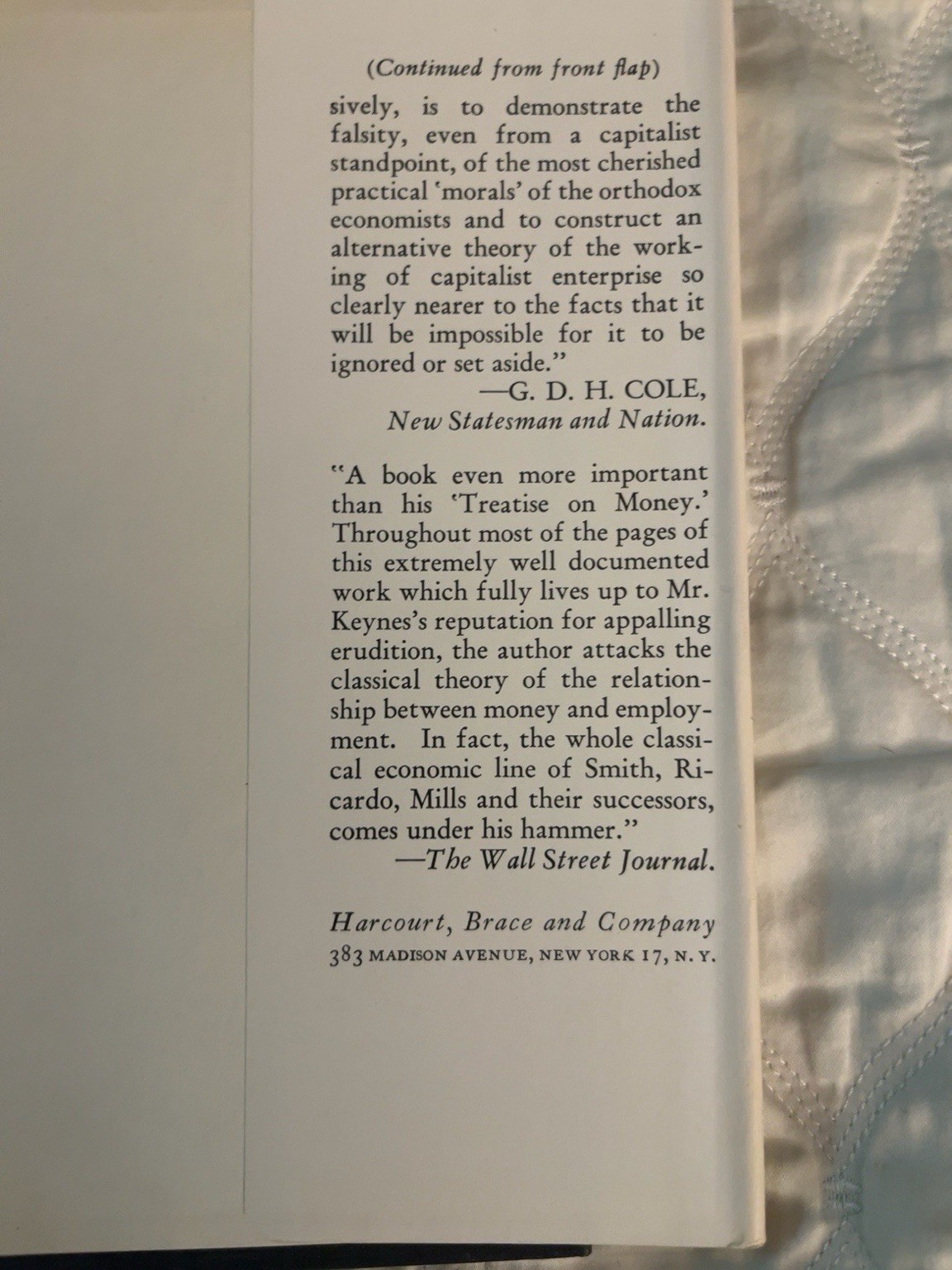John Maynard Keynes – The General Theory of Employment, Interest, and Money