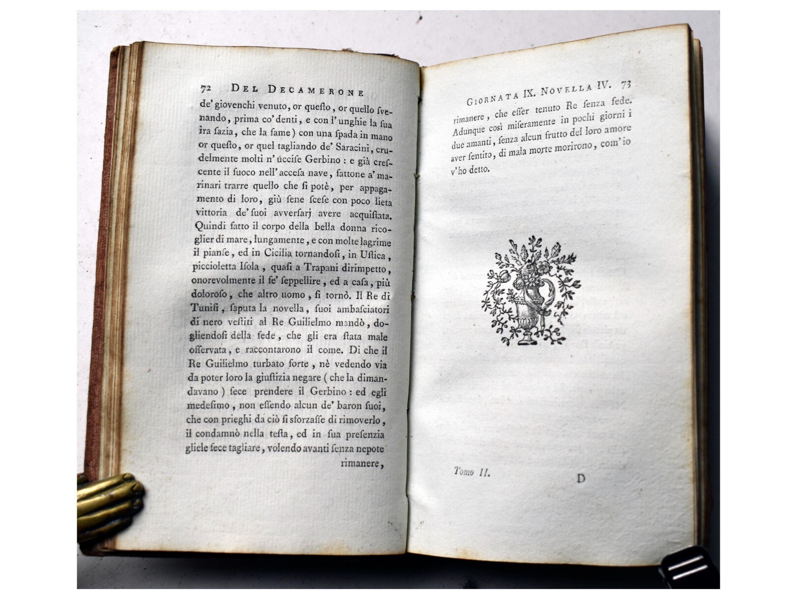 GIOVANNI BOCCACCIO . IL DECAMERO.1789 . LONDON . LONDRA . IN 3 VOLUMES