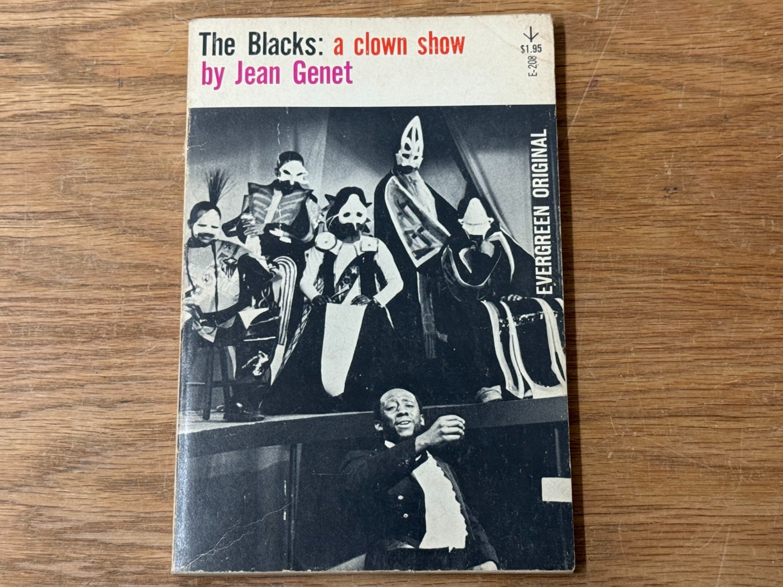 The Blacks: A Clown Show Jean Genet First Grove Press Edition 1960 PB