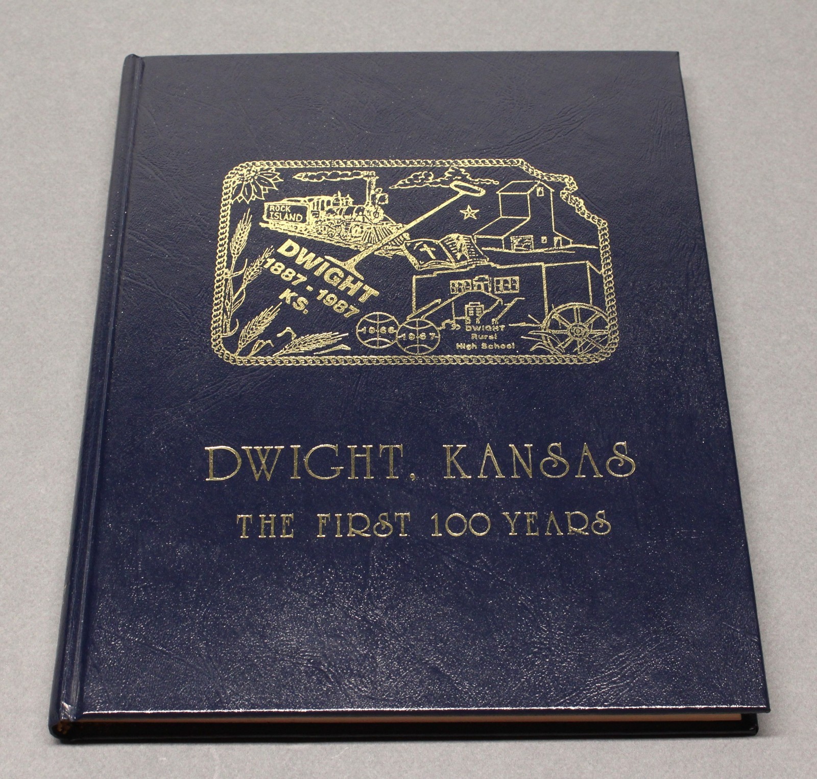 Dwight Kansas History Morris County 1987 HC w/ Family Biographies
