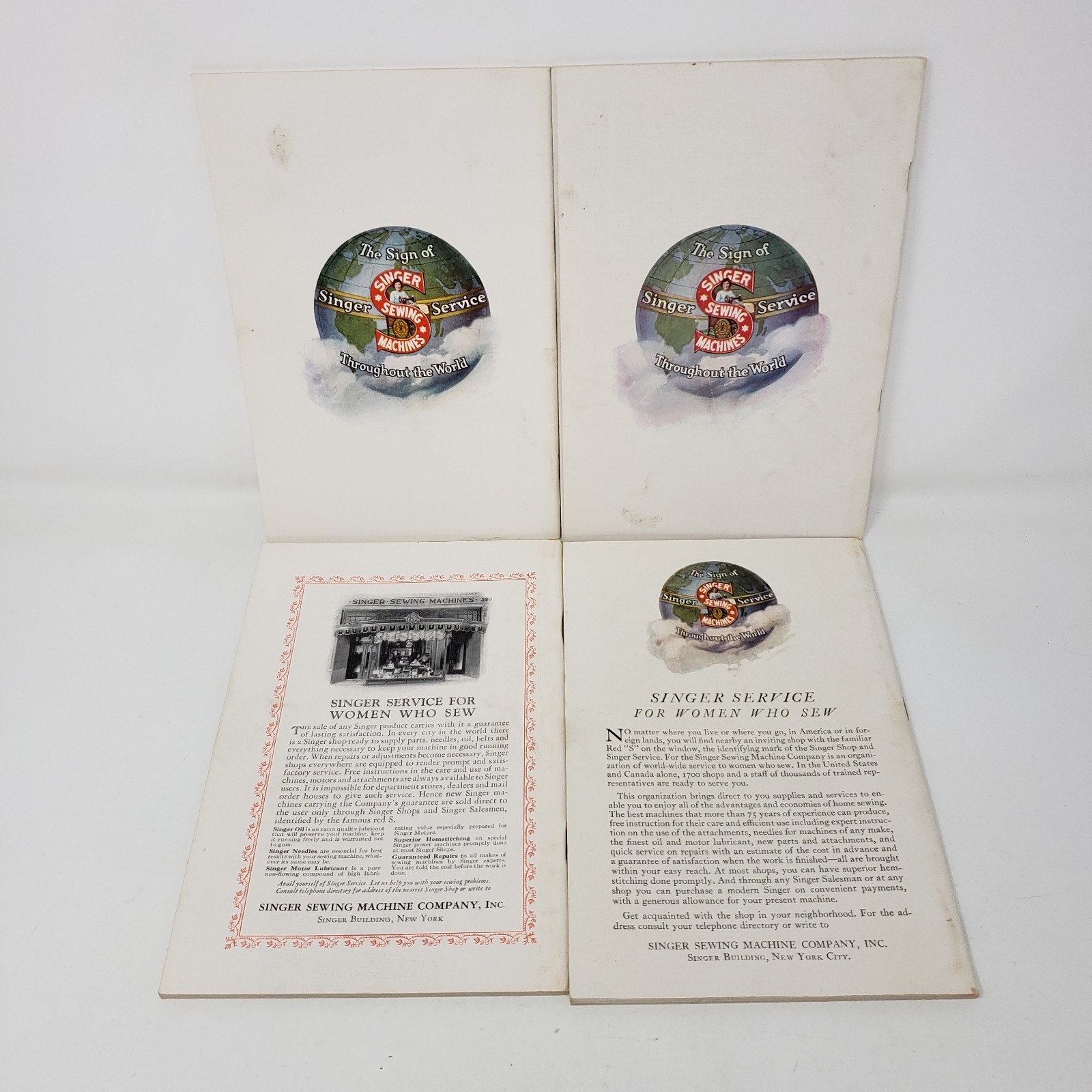 Singer Sewing Library 4 Vol Box Set (1927-1929, Illustrated, Paperback)