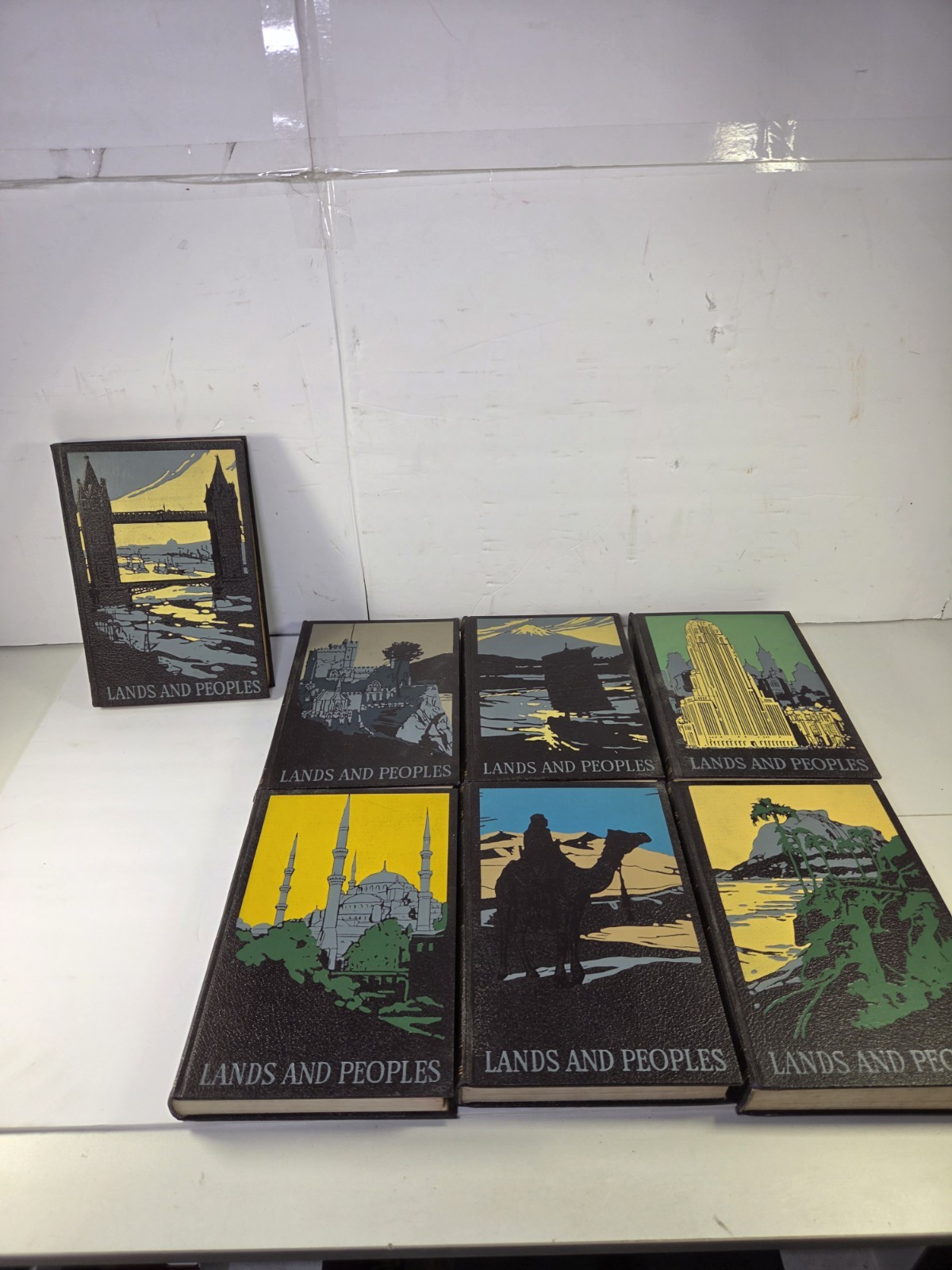 Vintage Lands And Peoples 7 Volume Hardcover Book Set