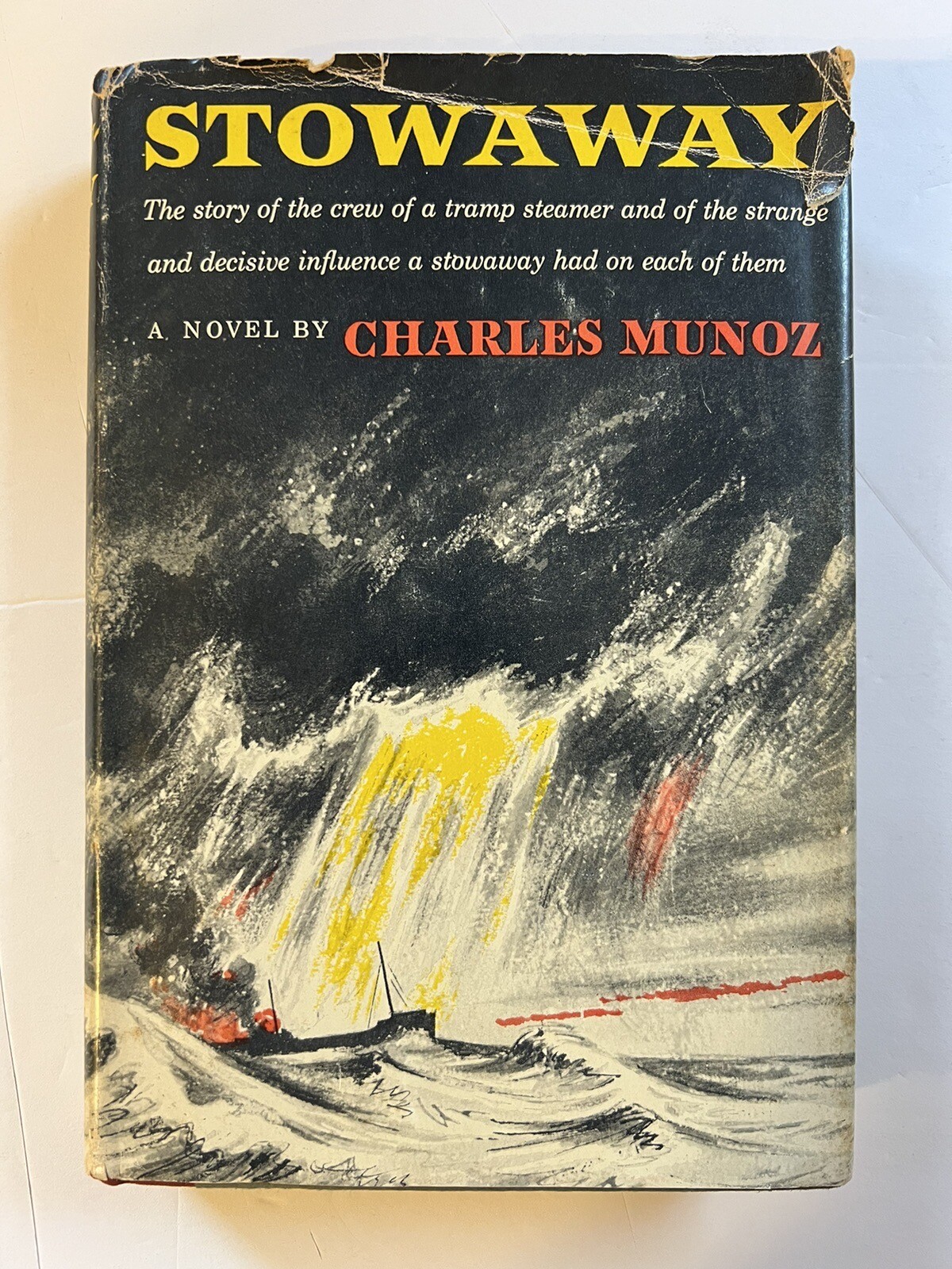 Stowaway-a Novel by Charles Munoz-Vtg Hardcover-First Printing-Random House 1957