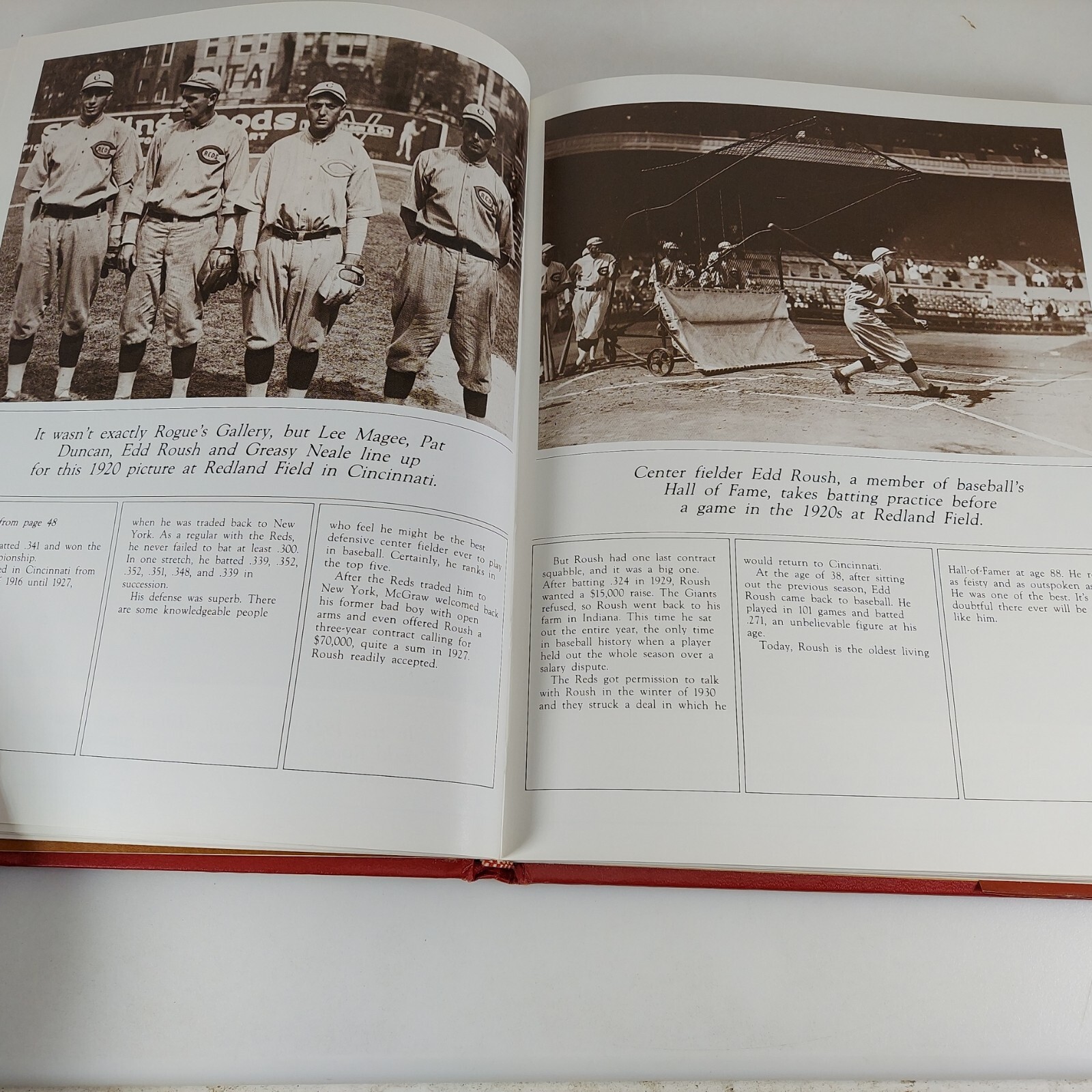 Cincinnati Reds Scrapbook, Bob Rathgeber, 1982 Illustrated HCDJ JCB Corp