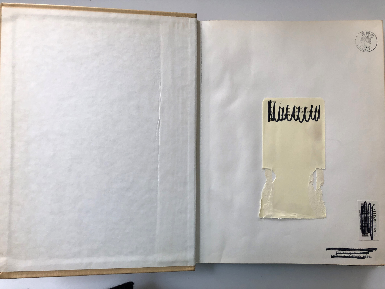 1934 Les Textiles Anciens du Perou, D’HarcourtWeaving Book EX_LIB