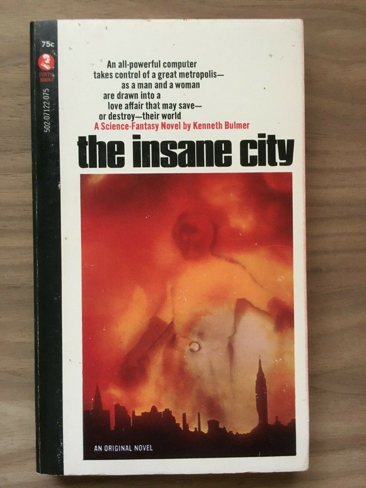 The Insane City By Kenneth Bulmer – Curtis Books 1971 – Paperback