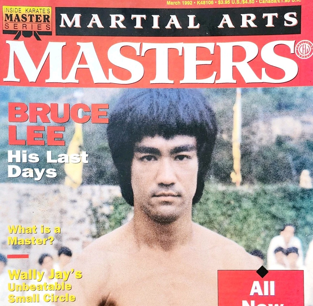1992 Martial Arts Masters Magazine Bruce Lee Last Days Vtg Combat Karate DWQQ1