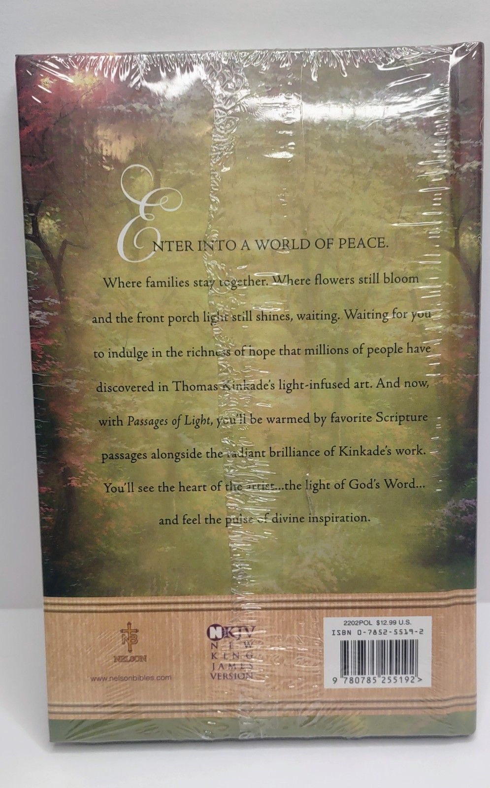 Passages of Light Selected Scriptures w Reflections by Thomas Kinkade Sealed