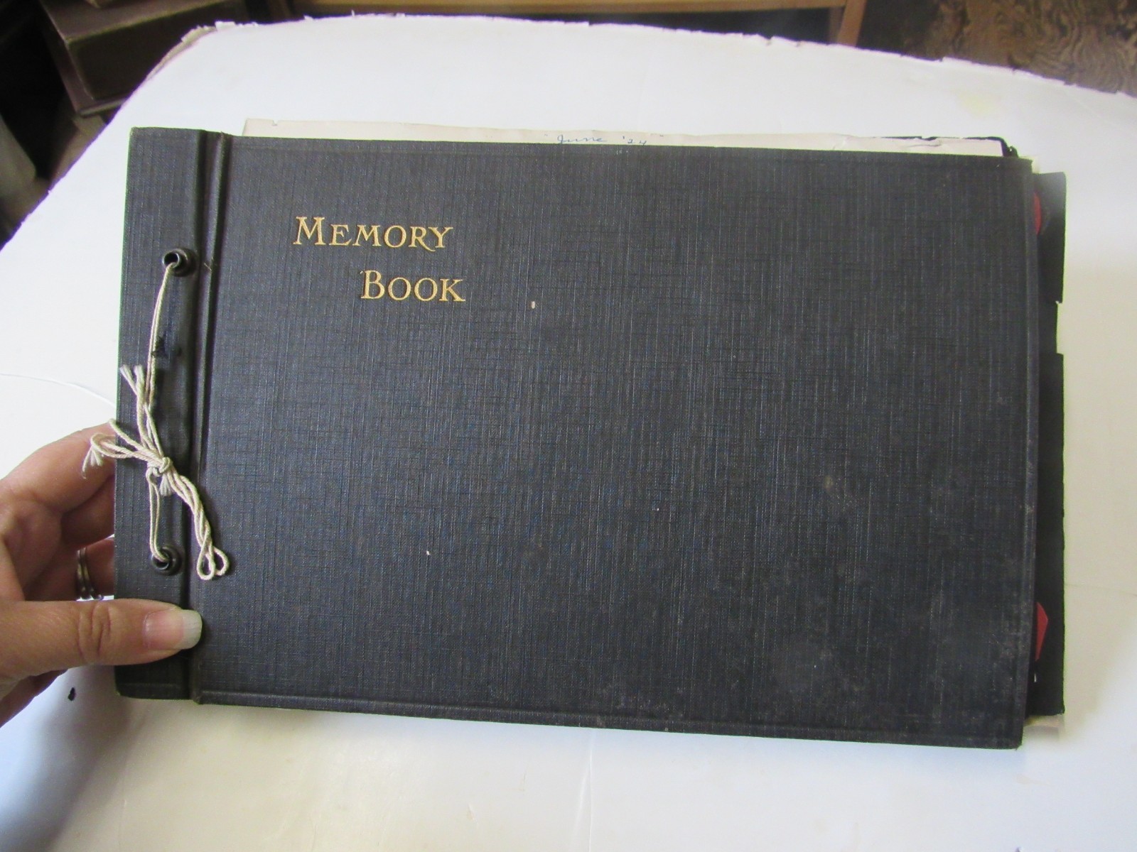 Scrapbook Kept by Mary Majors Beaufort South Carolina, vintage/antique