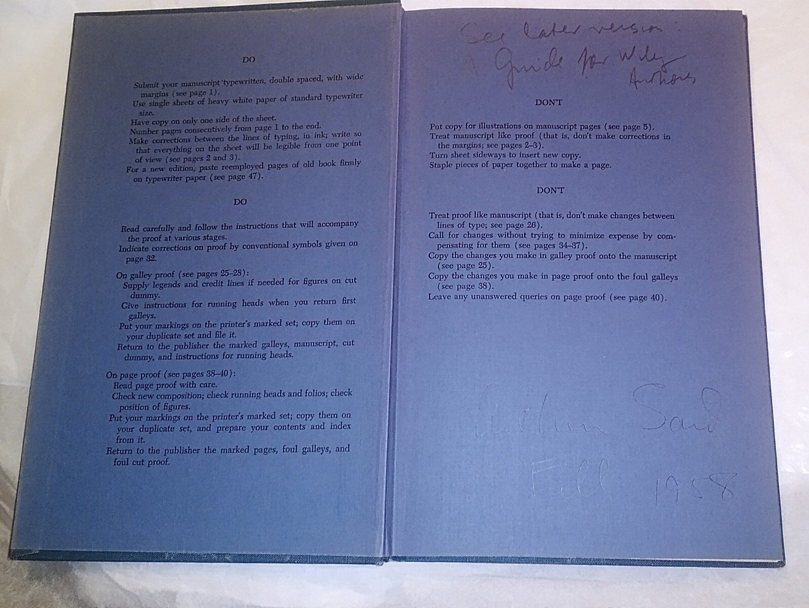 Author’s Guide By John Wiley & Sons For Preparing Manuscript And Handling Proof
