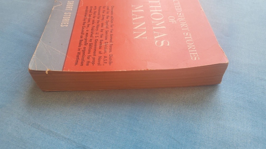 Armed Services Edition Selected short Stories of Thomas Mann L-28 Very Good