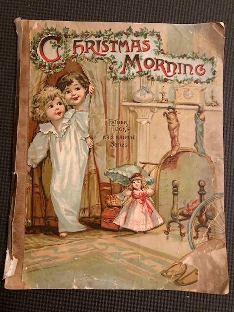 Rare 1880 Christmas Morning Father Tuck’s Kris Kringle Series Illustrated