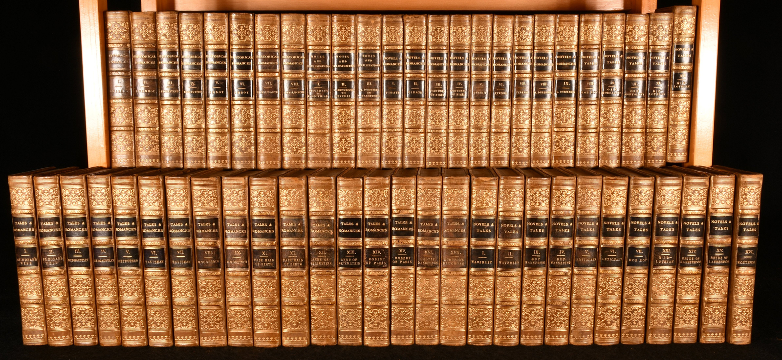 1821-1833 53vols The Works of Sir Walter Scott Romances Waverley