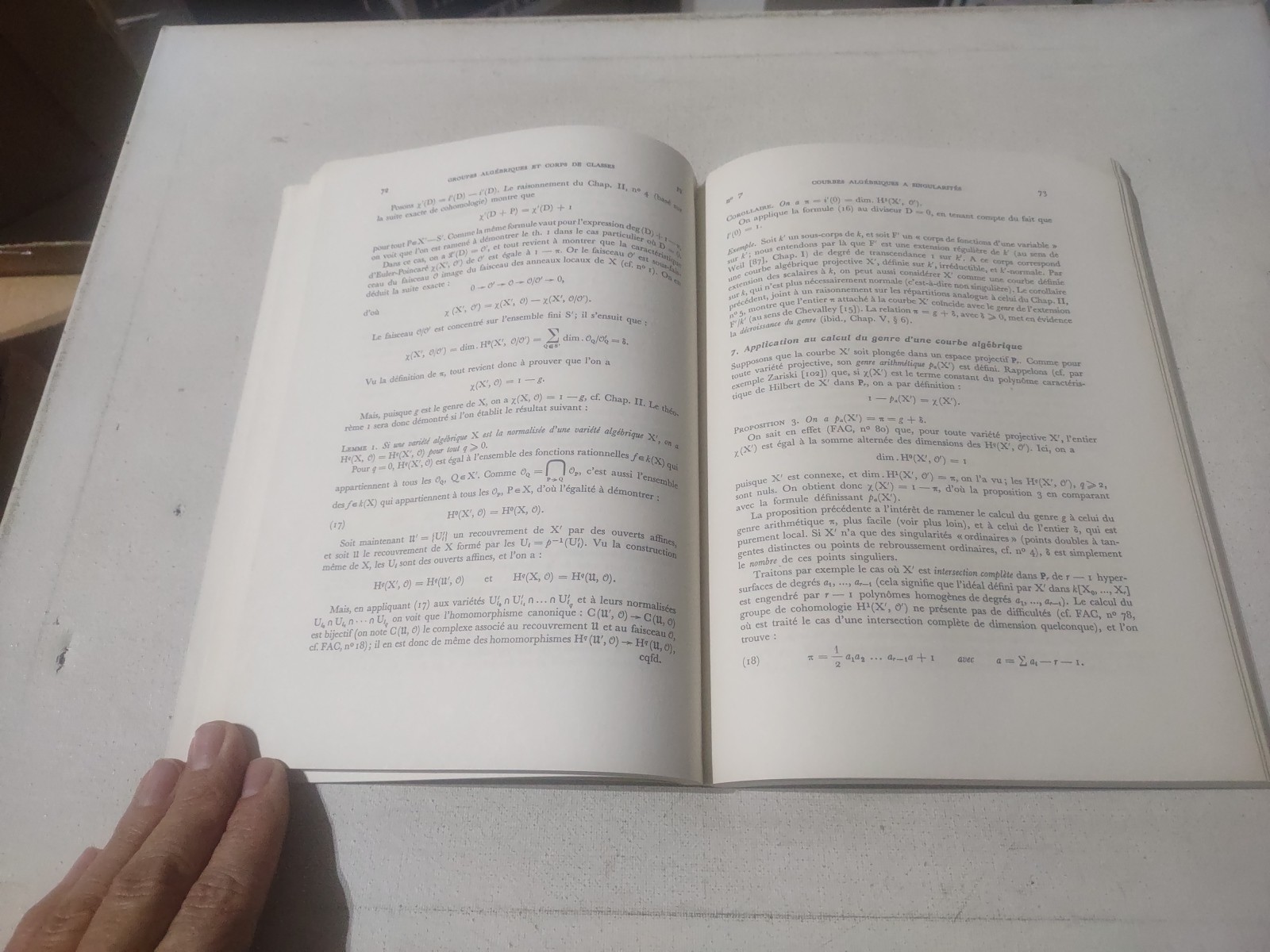 GROUPES ALGEBRIQUES ET CORPS DE CLASSES FRENCH LANGUAGE 1959 SC BOOK