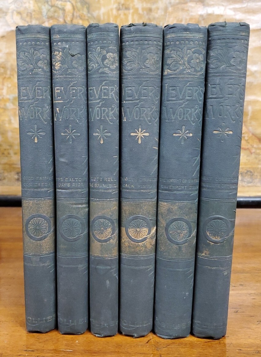 Works of Charles Lever – 6 Illustrated Volumes / Peter Fenelon Collier
