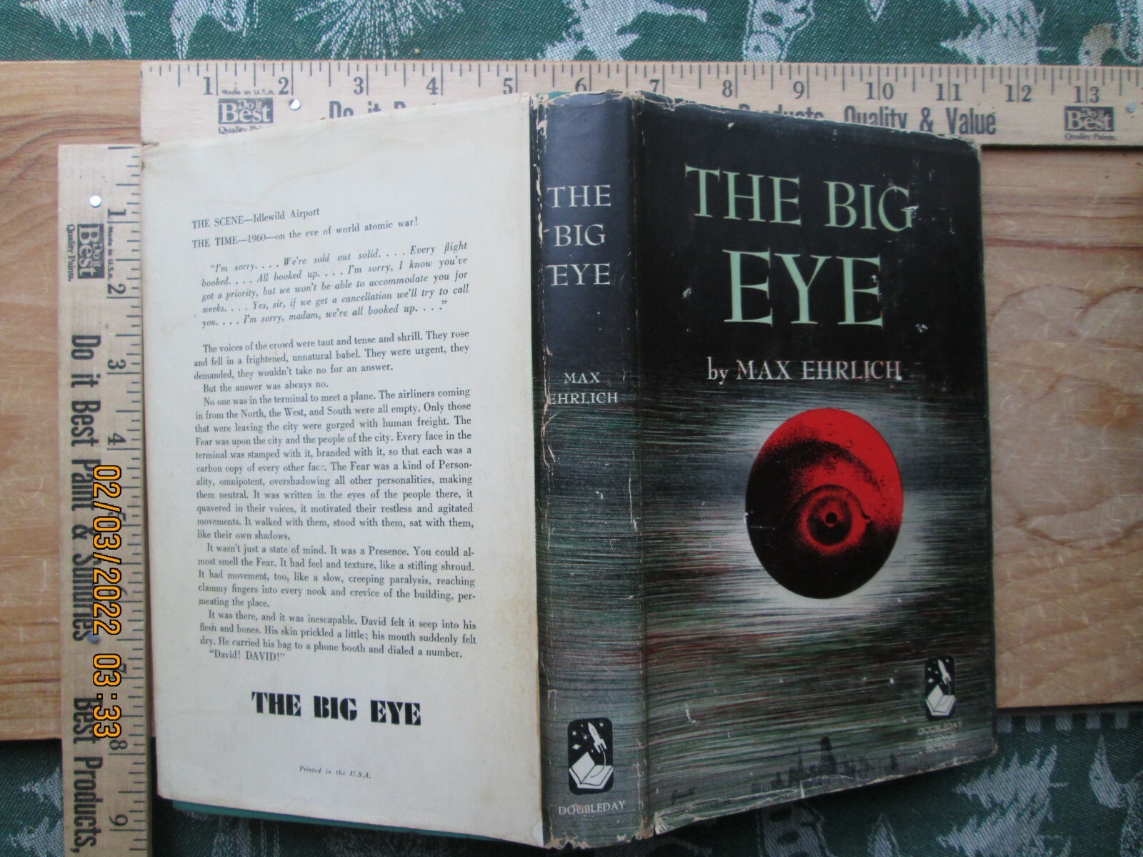 The Big Eye Doubleday Science Fiction – max ehrlich 1949