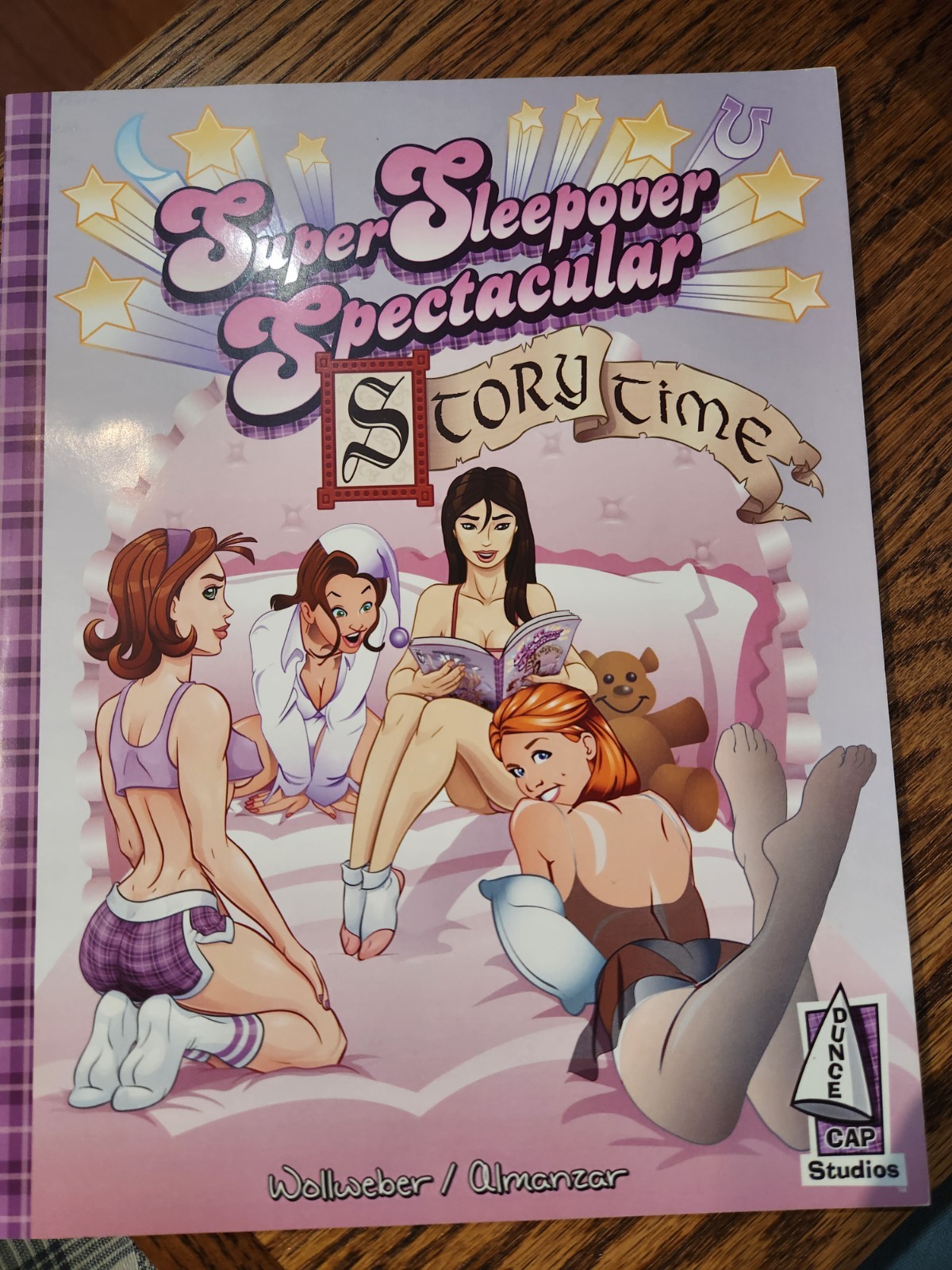 Super Sleepover Spectacular Dunce Cap / Signed Art Book Pinup Graphic Novel