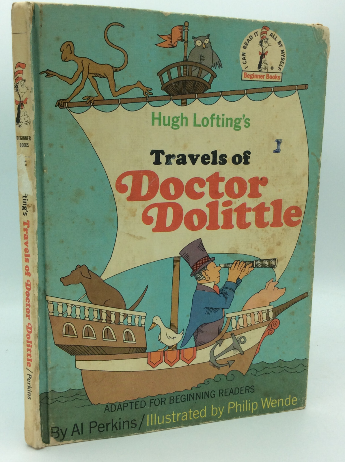 HUGH LOFTING’S TRAVELS OF DOCTOR DOLITTLE by Al Perkins – 1967 -Philip Wende ill