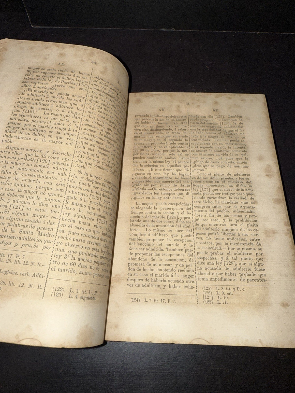Antique Pre Civil War 1850 Mexico Mexican Law Book Criminal Justice Crime Scarce