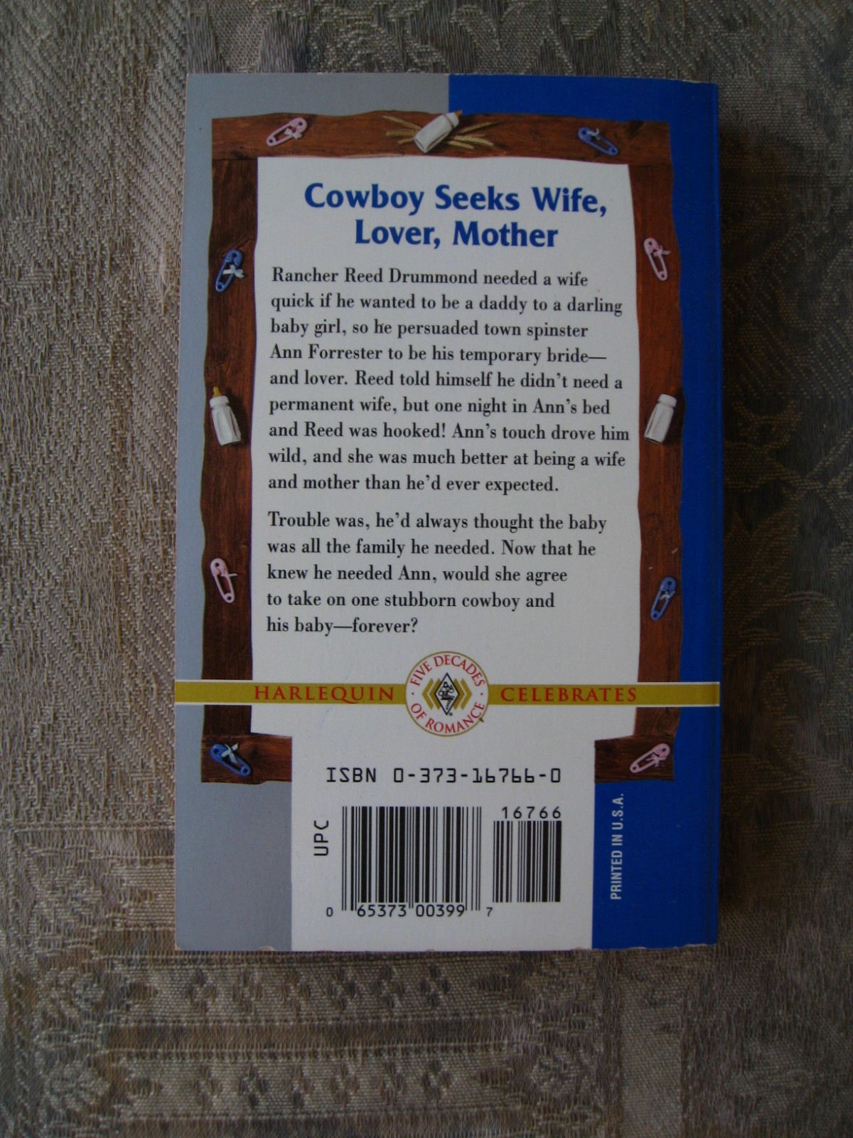 Charlotte Maclay – Daddy’s Little Cowgirl (American Romance #766) – paperback