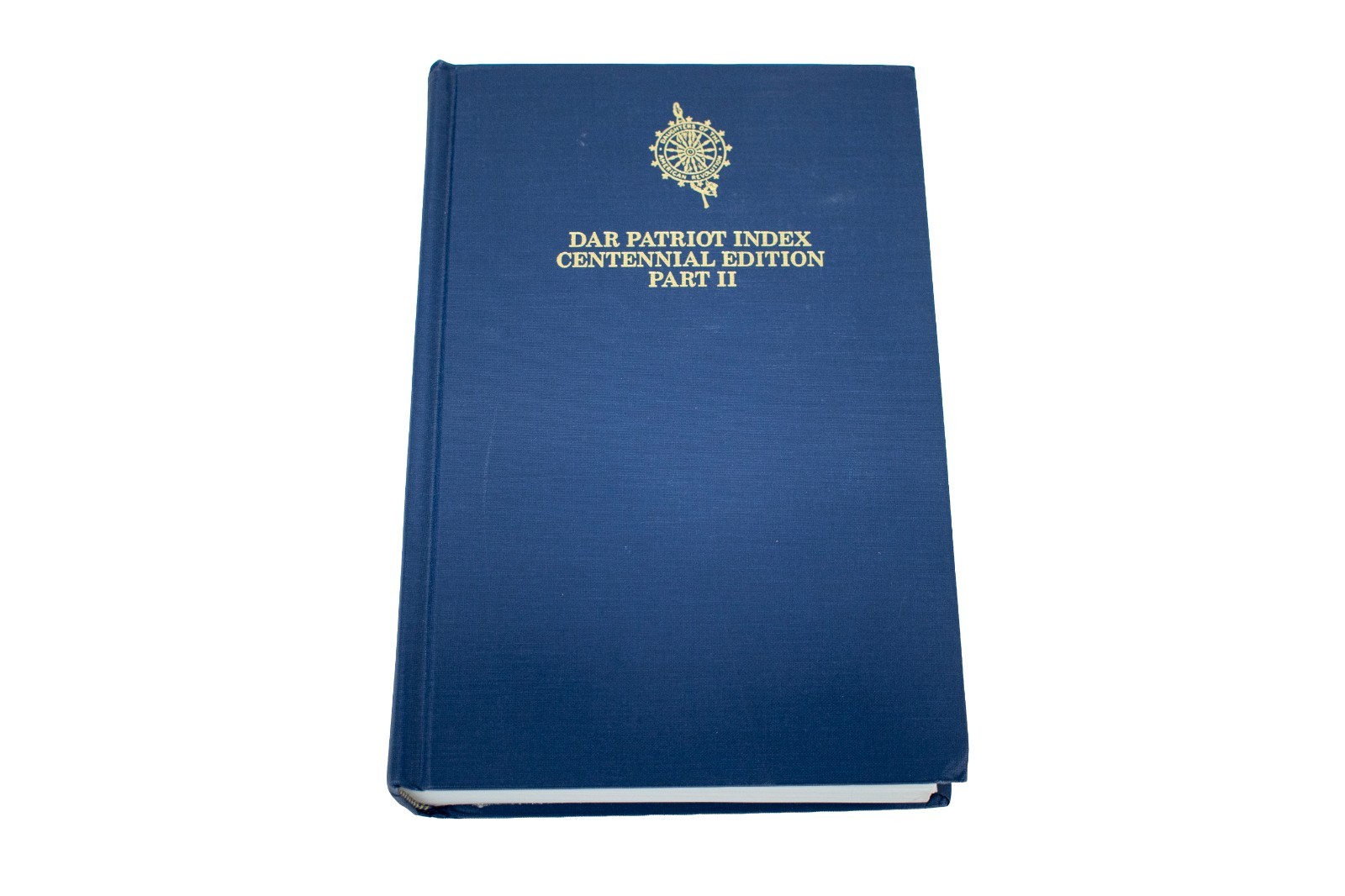 DAR Patriot Index Part 2 G-O Centennial Edition Hardcover NSDAR 1994 Genealogy