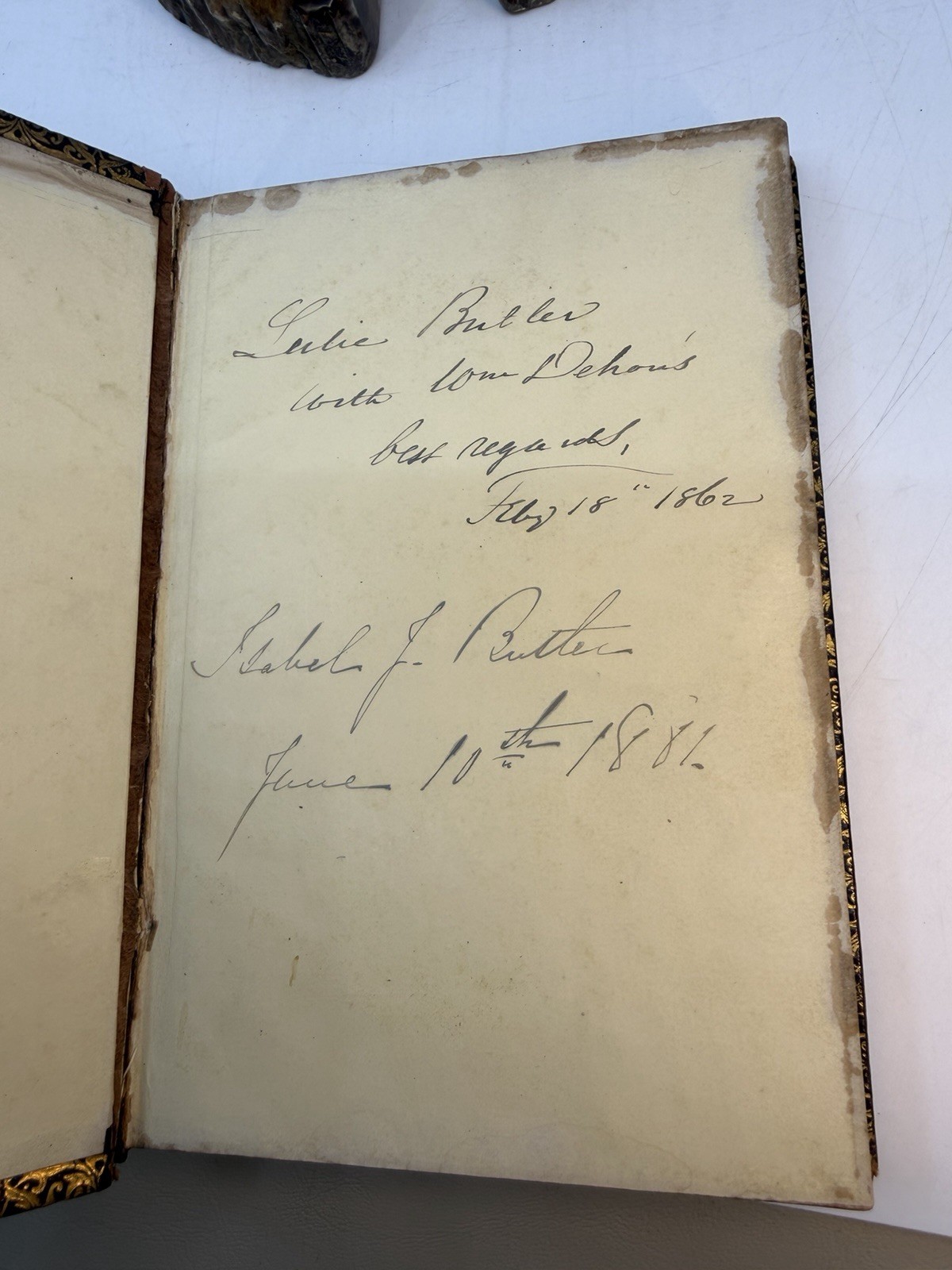 1849 1st Collected Thomas Moore Songs Ballads Full Leather Gilt (AE184DG40)
