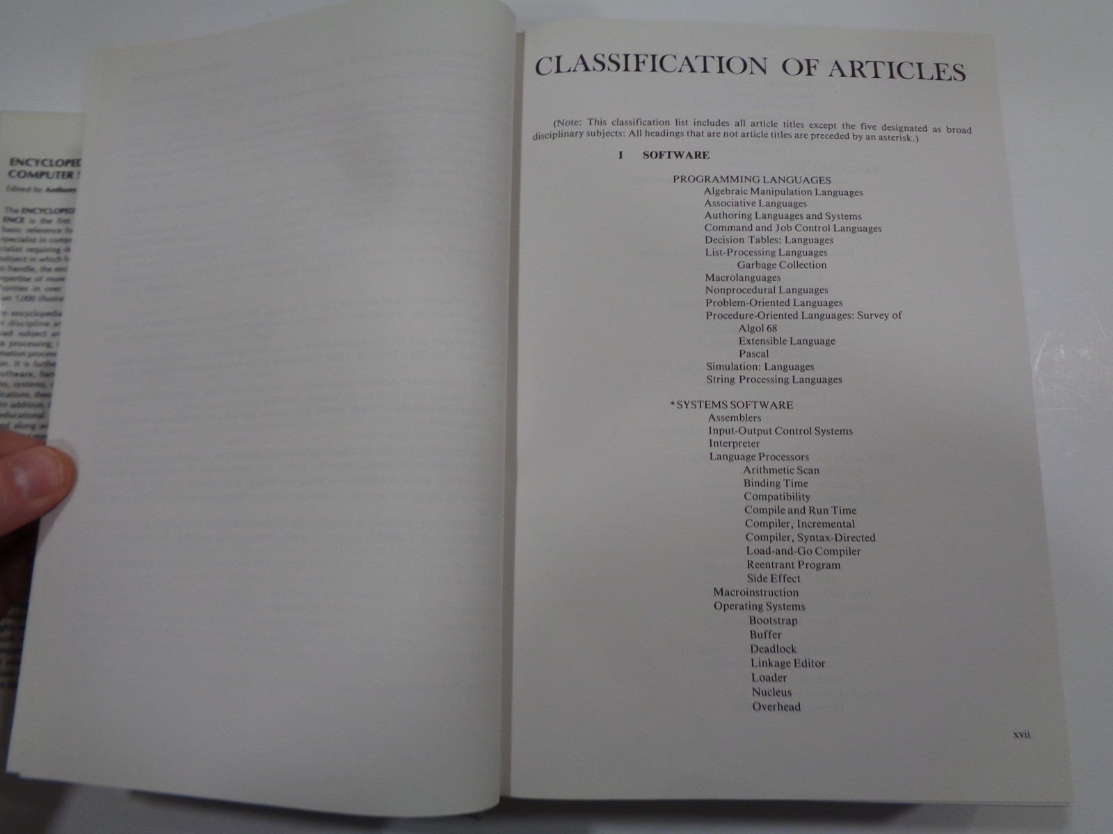Encyclopedia of Computer Science by Anthony Ralston 1976 HBDJ Vintage Reference