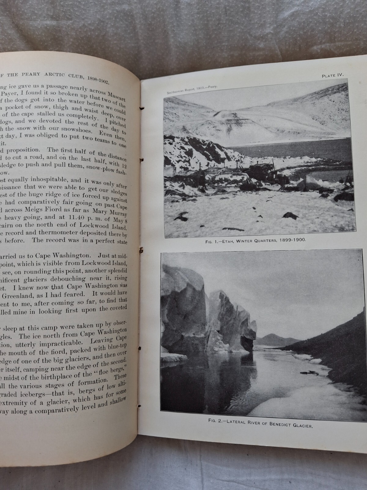 Smithsonian Institution Report 1903 Arctic & Antarctic Exploration Maps Peary