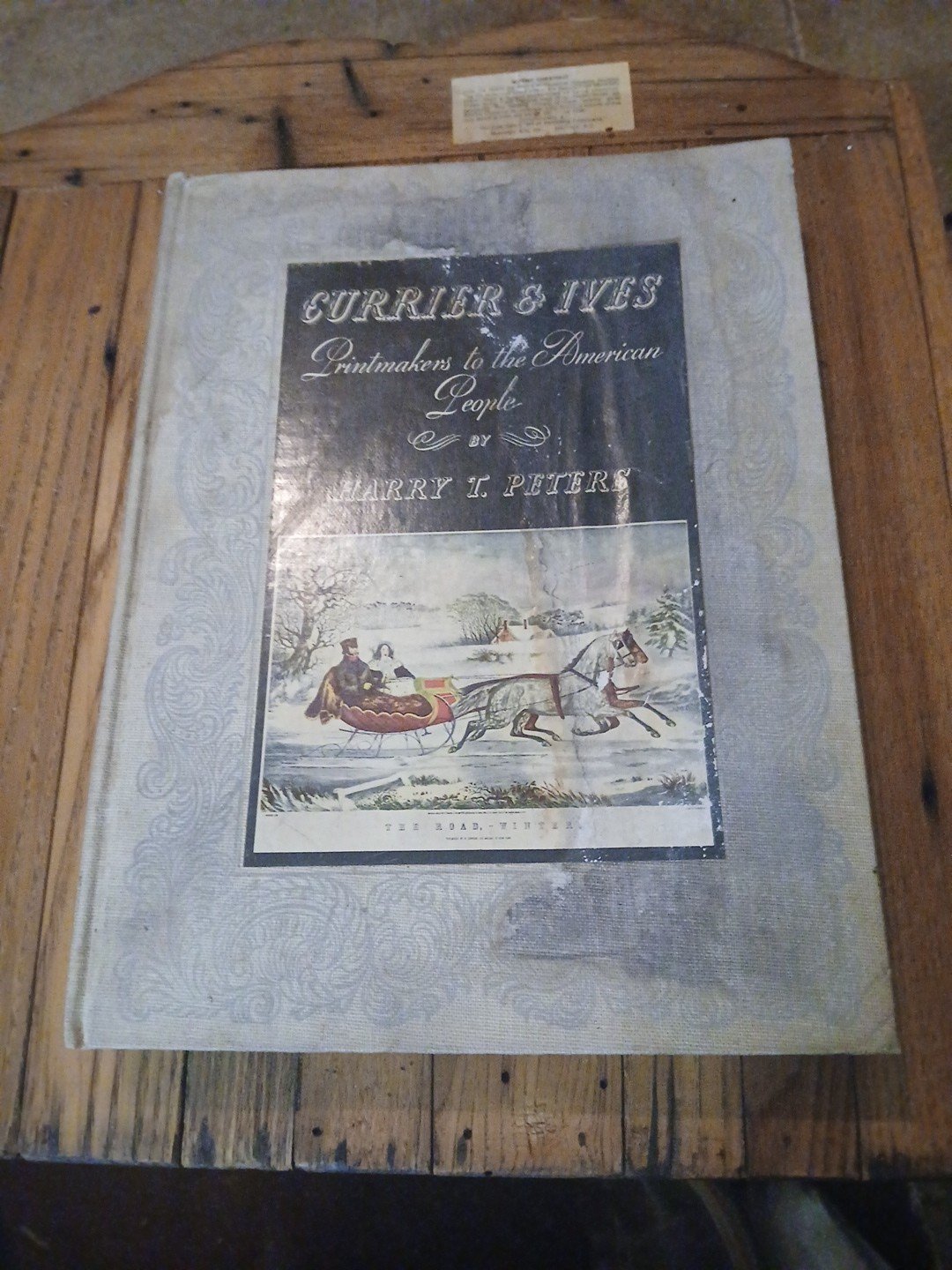VTG 1942 CURRIER & IVES: PRINTMAKERS TO THE AMERICAN PEOPLE by HARRY T. PETERS