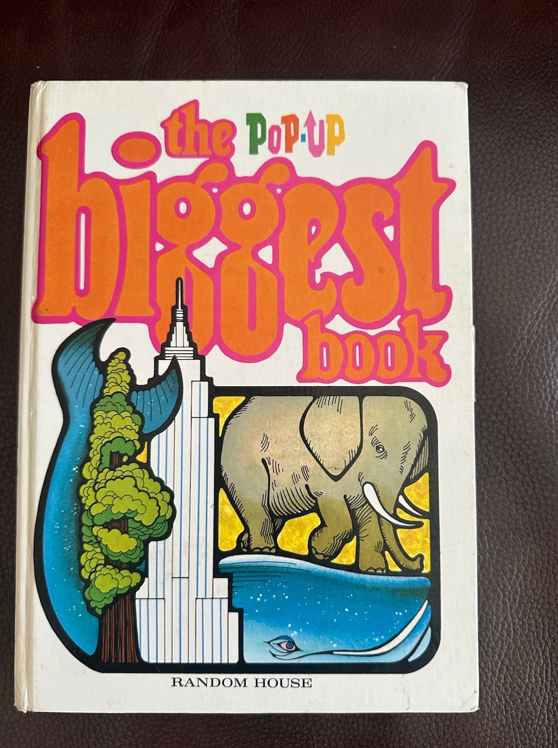 Vintage The Pop-Up Biggest Book Random House 1970s
